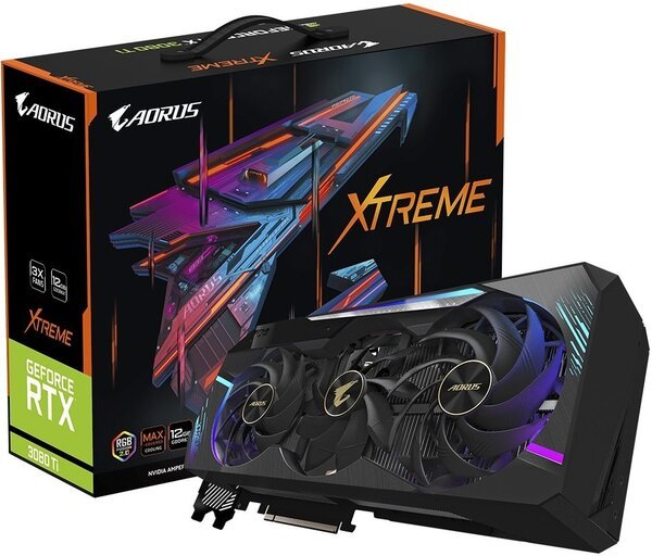 

Видеокарта GIGABYTE GeForce RTX3080 Ti 12GB GDDR6 AORUS X (GV-N308TAORUSX-12GD)
