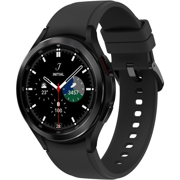 Акція на Смарт-часы Samsung Galaxy Watch4 Classic 46mm eSim Black (SM-R895FZKASEK) від MOYO