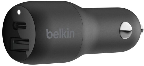 

Автомобильное ЗУ Belkin Car Charger 32W PD Dual Black (CCB003btBK)
