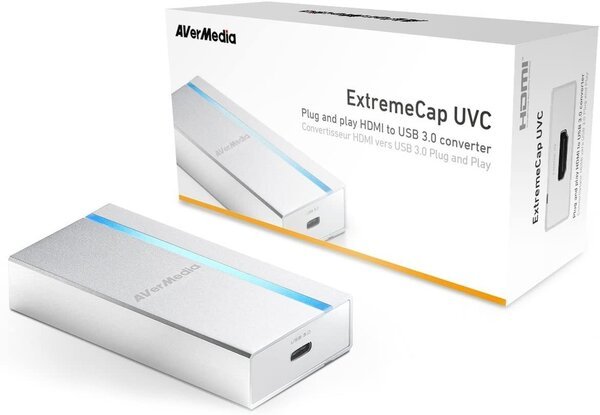 

Конвертор потокового видео AVerMedia ExtremeCap UVC BU110 Silver (61BU1100A0AB)