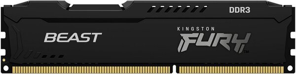 

Память для ПК Kingston DDR3 1866 8GB 1.5V Kingston Fury Beast Black (KF318C10BB/8)