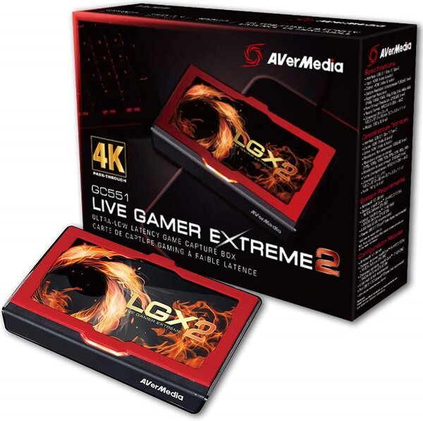 

Устройство захвата видео AVerMedia Live Gamer Extreme 2 GC551 Black (61GC5510A0AP)