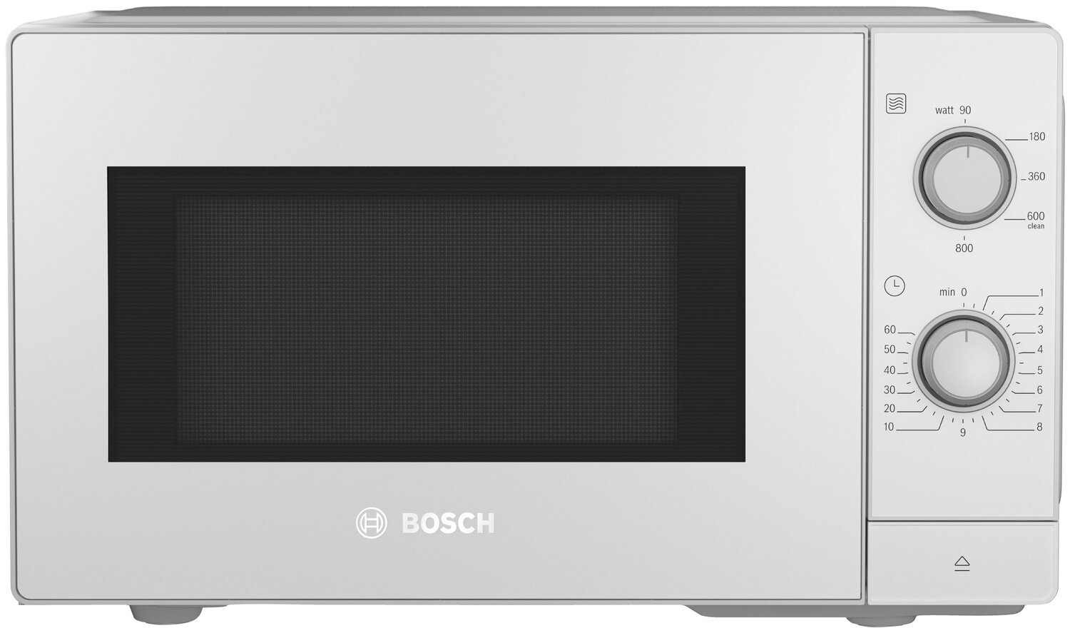 Мікрохвильова піч Bosch, 20л, мех. управл., 800Вт, білий (1525534)