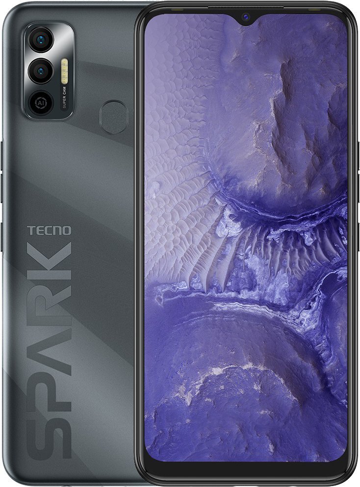 Смартфон TECNO Spark 7 Go (KF6m) 2/32Gb NFC Magnet Black фото 