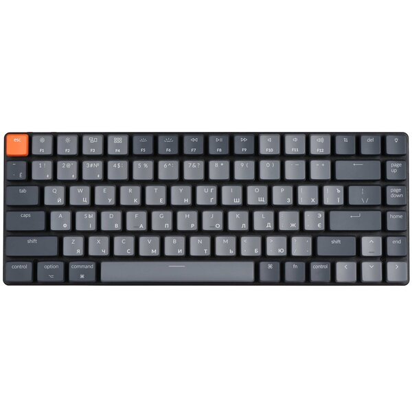 

Клавиатура KEYCHRON K3 84 keys, Low Profile Gateron White LED, Red (K3A1_KEYCHRON)