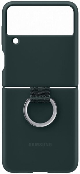 

Чехол Samsung для Galaxy Z Flip 3 Silicone Cover with Ring Green (EF-PF711TGEGRU)