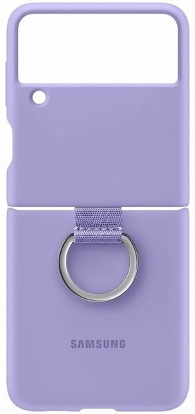 

Чехол Samsung для Galaxy Z Flip 3 Silicone Cover with Ring Lavender (EF-PF711TVEGRU)