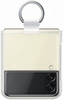 Чехол Samsung для Galaxy Flip 3 Clear Cover with Ring Transparency (EF-QF711CTEGRU)