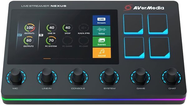 Пульт керування трансляцією AVerMedia Live Streamer NEXUS AX310 Black (61AX310000AB)