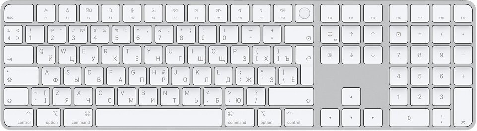 

Клавиатура Apple Magic Keyboard с Touch ID и цифровой панелью для моделей Mac с чипом Apple (MK2C3RS/A)