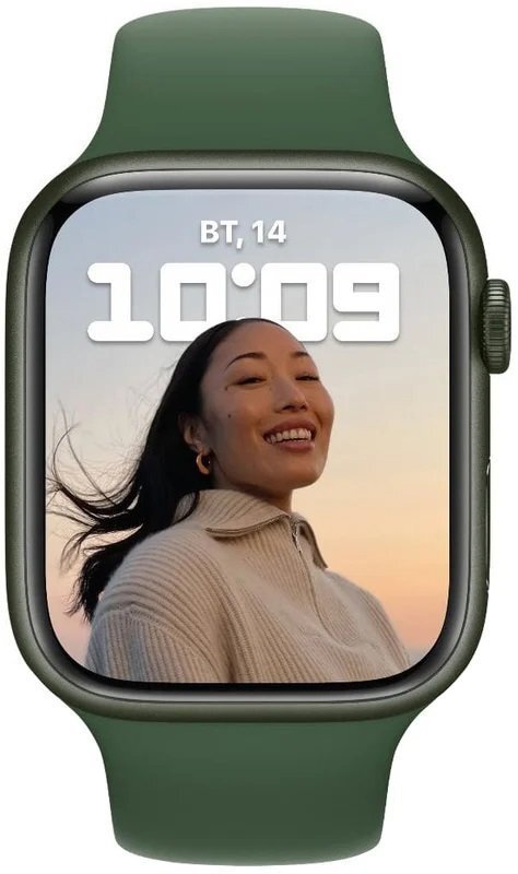 Смарт-годинник Apple Watch Series 7 Green 41mm Clover Bandфото
