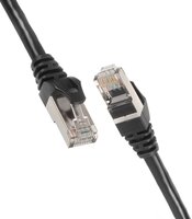 Патч-корд 2E Cat 6, S-FTP, RJ45, 4Х2 27AWG, 7/0.14 Cu, 1.50 m, PVC, Black (2E-PC6SFTPCOP-150BK)