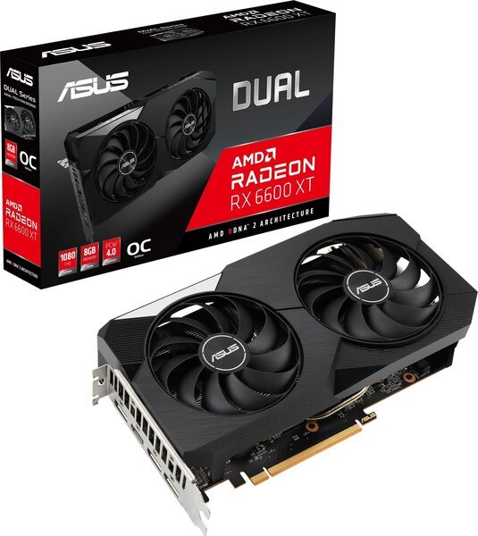 

Видеокарта ASUS Radeon RX 6600 XT 8GB DDR6 DUAL OC (DUAL-RX6600XT-O8G)