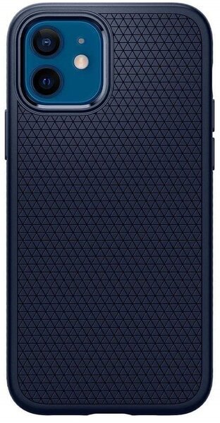 

Чехол Spigen для Apple iPhone 12/12 Pro Liquid Air Navy Blue (ACS02250)