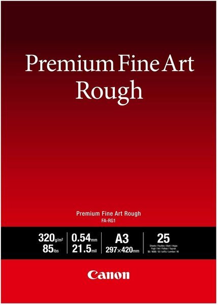 

Бумага Canon A3 Premium FineArt Rough, 25 арк (4562C003)