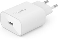Сетевое ЗУ Belkin Home Charger 25W USB-C PD, White (WCA004VFWH)