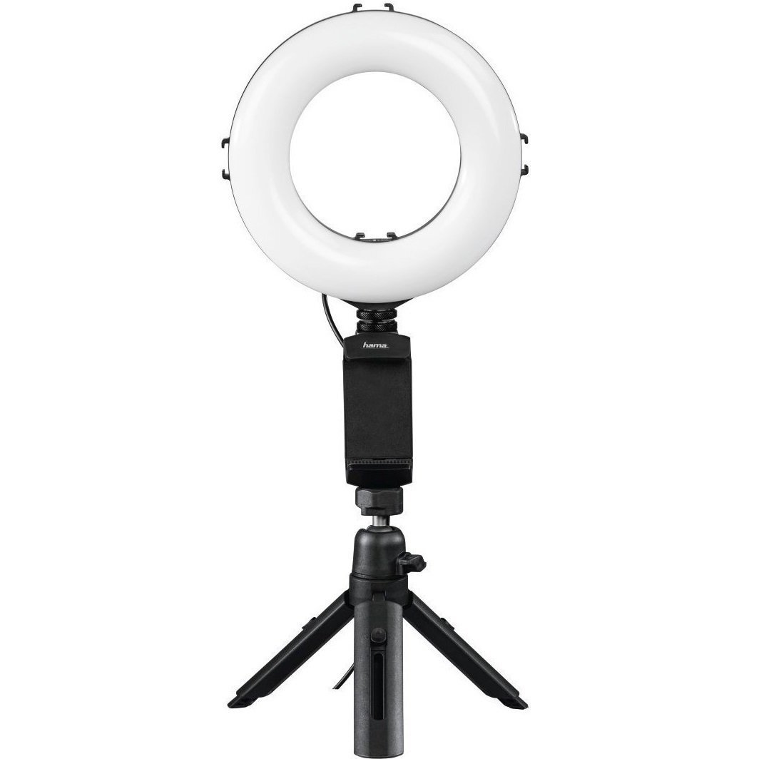 Акция на Штатив НАМА со светодиодным кольцом Ring Light Kit SpotLight Work Area 67 Bluetooth Black (00004644) от MOYO