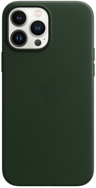 

Чехол Apple для iPhone 13 Pro Max Leather Case with MagSafe Sequoia Green (MM1Q3ZE/A)