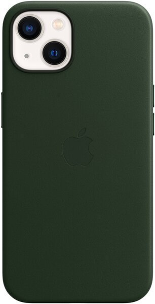 

Чехол Apple для iPhone 13 Leather Case with MagSafe Sequoia Green (MM173ZE/A)