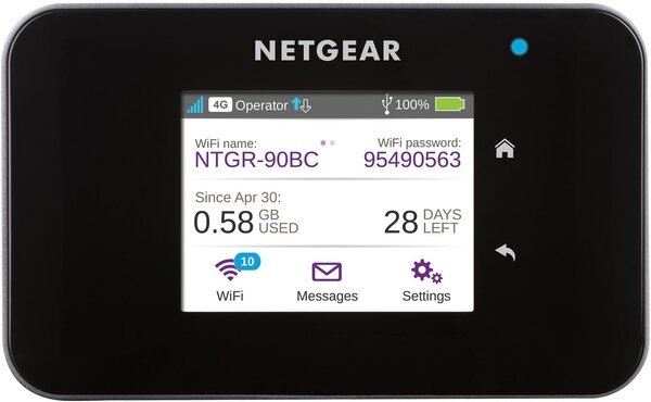 

Мобильная точка доступа NETGEAR AC810S 3G/4G LTE, AC810, micro SIM, micro USB AC810-100EUS