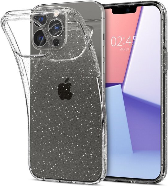 

Чехол Spigen для iPhone 13 Pro Liquid Crystal Glitter Crystal Quartz (ACS03255)