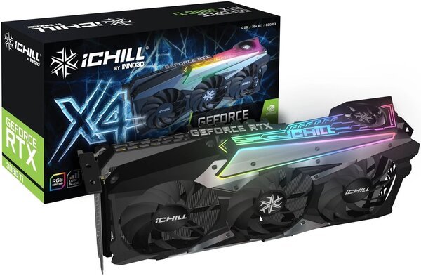 

Видеокарта INNO3D GeForce RTX3080 Ti 12Gb GDDR6 iChill X4 (C308T4-126XX-1810VA36)