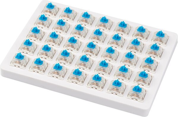 

Набор механических переключателей Keychron Gateron Switch Set with holder 35pcs/Set Blue (Z62_KEYCHRON)