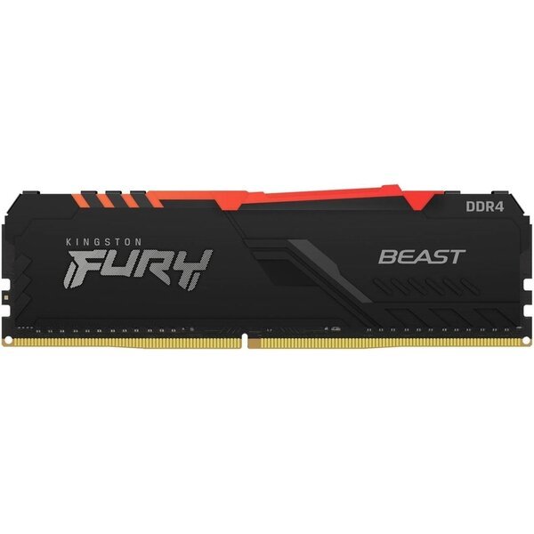 

Память для ПК Kingston DDR4 3200 16GB FURY Beast RGB (KF432C16BB1A/16)