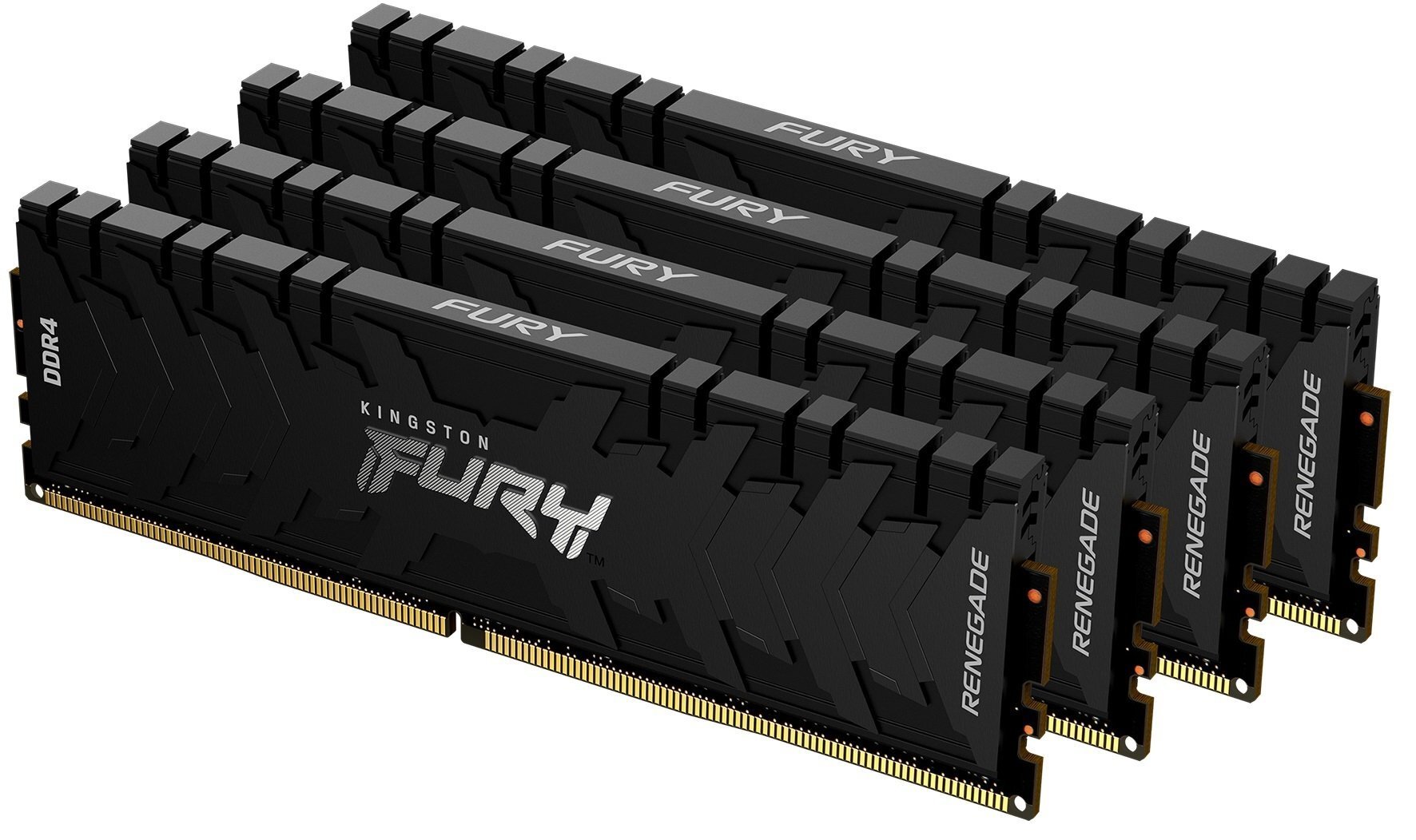 

Память для ПК Kingston DDR4 3000 32GB KIT (8GBx4) FURY Renegade Black (KF430C15RBK4/32)