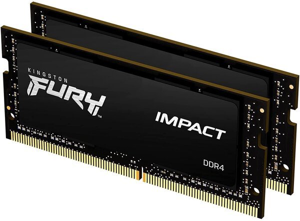

Память для ноутбука Kingston DDR4 2933 32GB KIT (16GBx2) SO-DIMM FURY Impact (KF429S17IBK2/32)