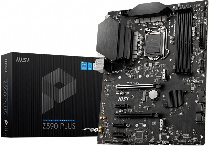 

Материнcкая плата MSI Z590 PLUS s1200 Z490