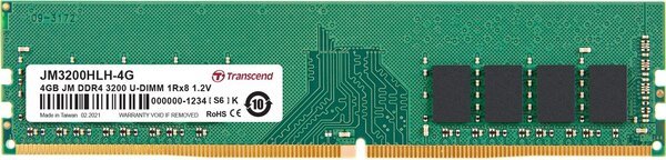 

Память для ПК Transcend DDR4 3200 4GB (JM3200HLH-4G)