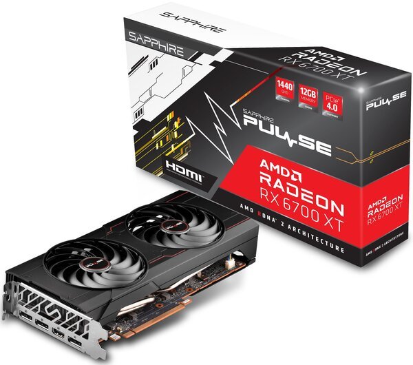 

Видеокарта SAPPHIRE Radeon RX 6700 XT 12GB GDDR6 PULSE GAMING OC (11306-05-20G)