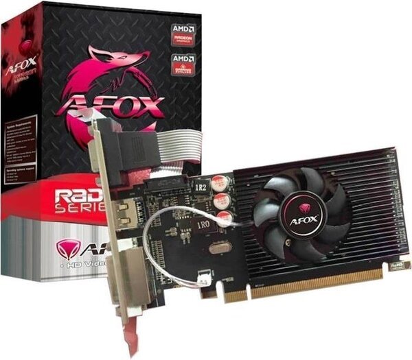 

Видеокарта AFOX Radeon R5 230 1GB DDR3 64Bit DVI HDMI VGA LP (AFR5230-1024D3L9-V2)