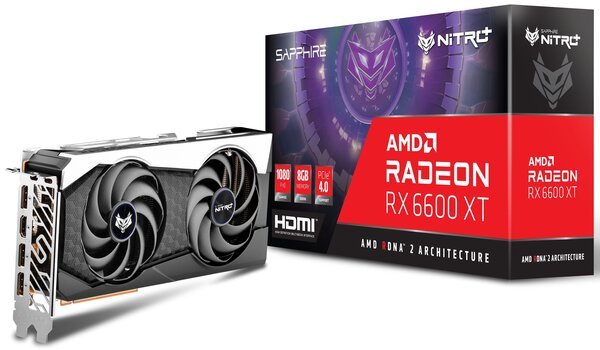 

Видеокарта SAPPHIRE Radeon RX 6600 XT 8GB GDDR6 NITRO+ GAMING OC (11309-01-20G)