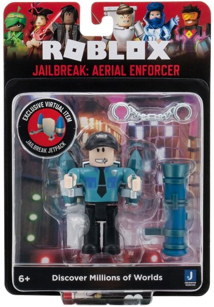 Акція на Игровая коллекционная фигурка Jazwares Roblox Core Figures Jailbreak: Aerial Enforcer W9 від MOYO
