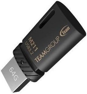 Накопичувач Team 64GB USB-C 3.2 M211 Black (TM211364GB01)фото