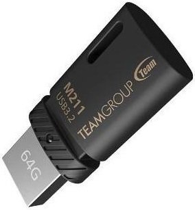 

Накопитель Team 64GB USB-C 3.2 M211 Black (TM211364GB01)