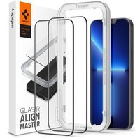Защитное стекло Spigen для iPhone 13 Pro Max tR Align Master FC 2 Pack Black (AGL03377)