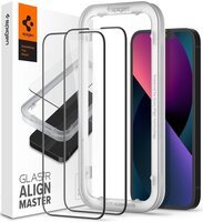 Защитное стекло Spigen для iPhone 13/13 Pro tR Align Master FC 2 Pack Black (AGL03387)
