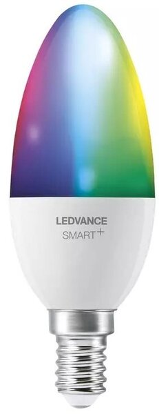 

Лампа светодиодная LEDVANCE (OSRAM) LEDSMART+ WiFi B40 4,9W (470Lm) 2700-6500K + RGB E14