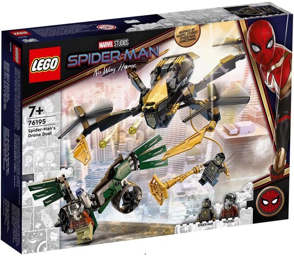 

Конструктор LEGO Marvel Дуэль дронов Человека-Паука 76195