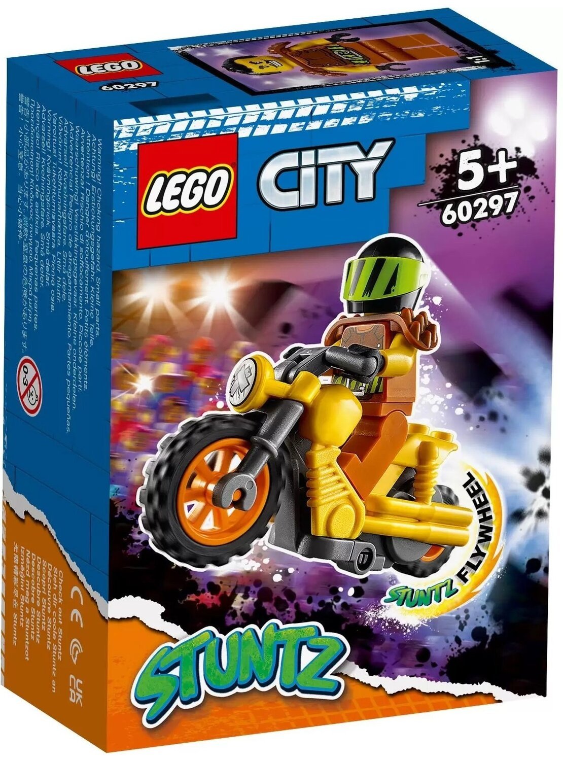 LEGO 60297 City Stunt Разрушительный трюковый мотоцикл фото 