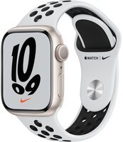 Смарт-часы Apple Watch Series 7 Nike Starlight 41mm Pure Platinum/Black NikeBand