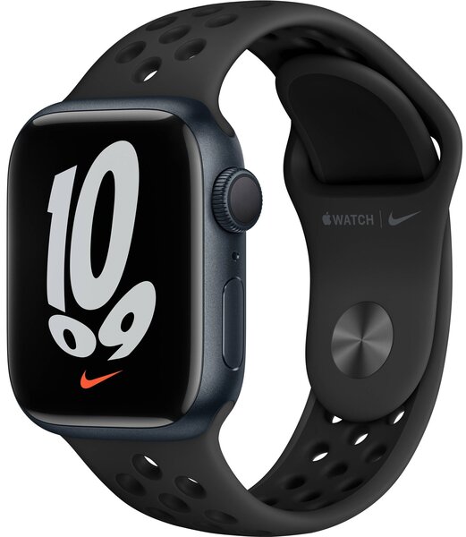 

Смарт-часы Apple Watch Series 7 Nike Midnight 41mm Anthracite/Black NikeBand