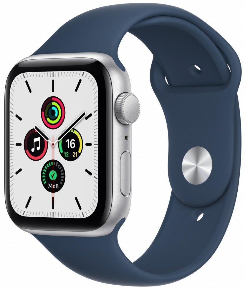 

Смарт-часы Apple Watch SE Silver 40mm Abyss Blue Sport Band