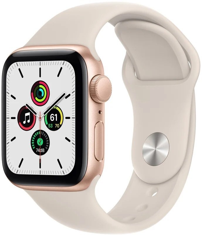 

Смарт-часы Apple Watch SE Gold 40mm Starlight Sport Band