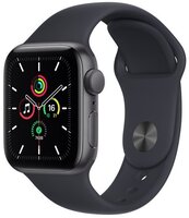 Смарт-годинник Apple Watch SE Space Gray 40mm Midnight Sport Band