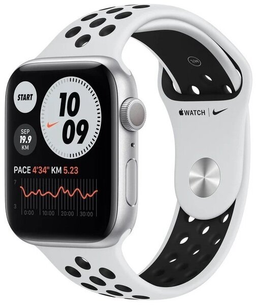 

Смарт-часы Apple Watch Nike SE Silver 40mm Pure Platinum/Black Nike Sport Band - Regular
