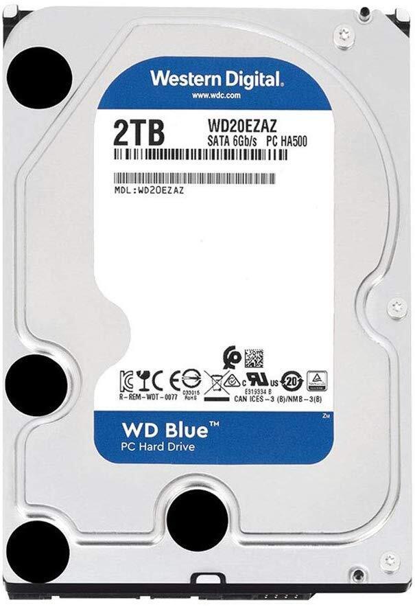 Акція на Жесткий диск WD 3.5" SATA 3.0 2TB 5400 256MB Blue від MOYO